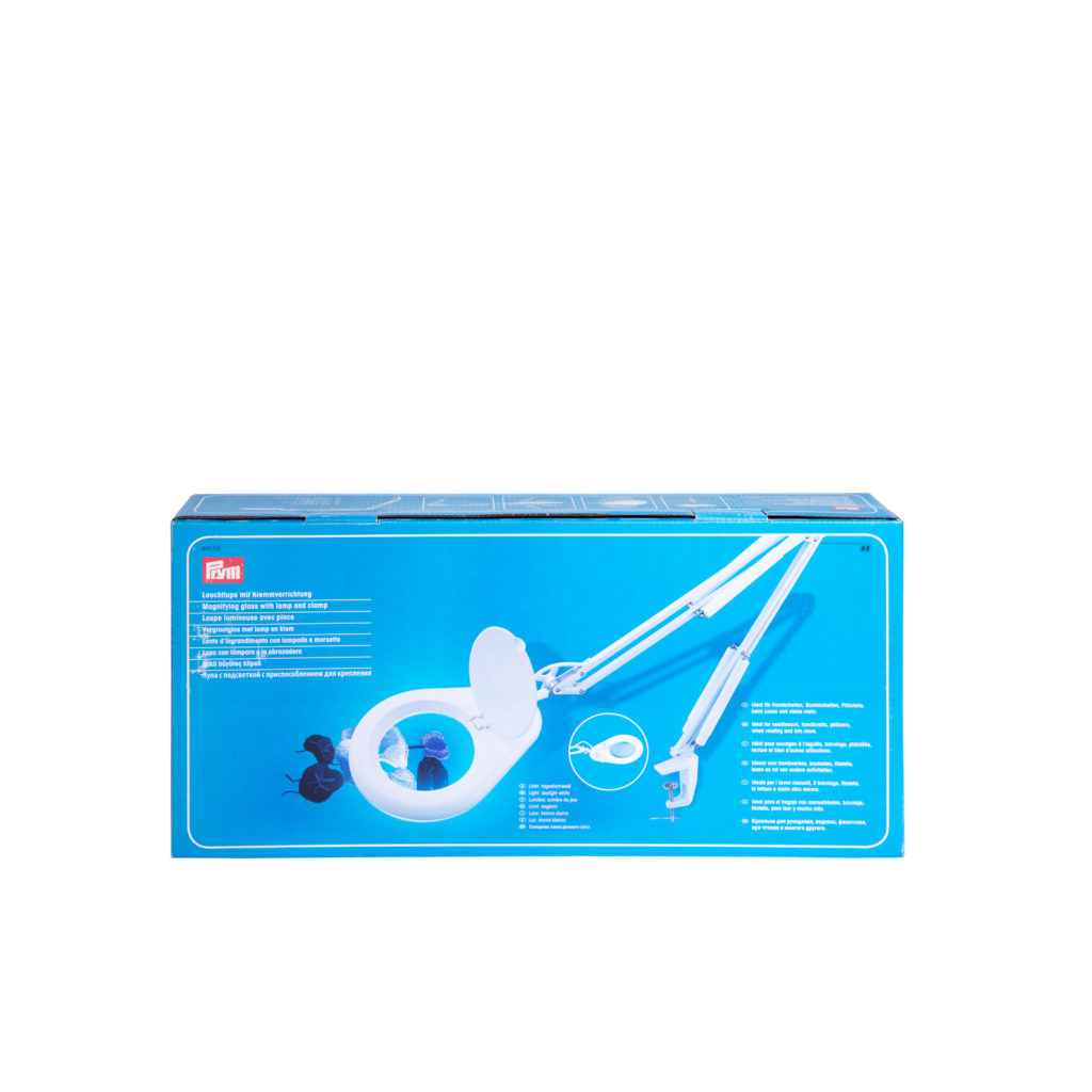 Lente d’ingrandimento con lampada PRYM