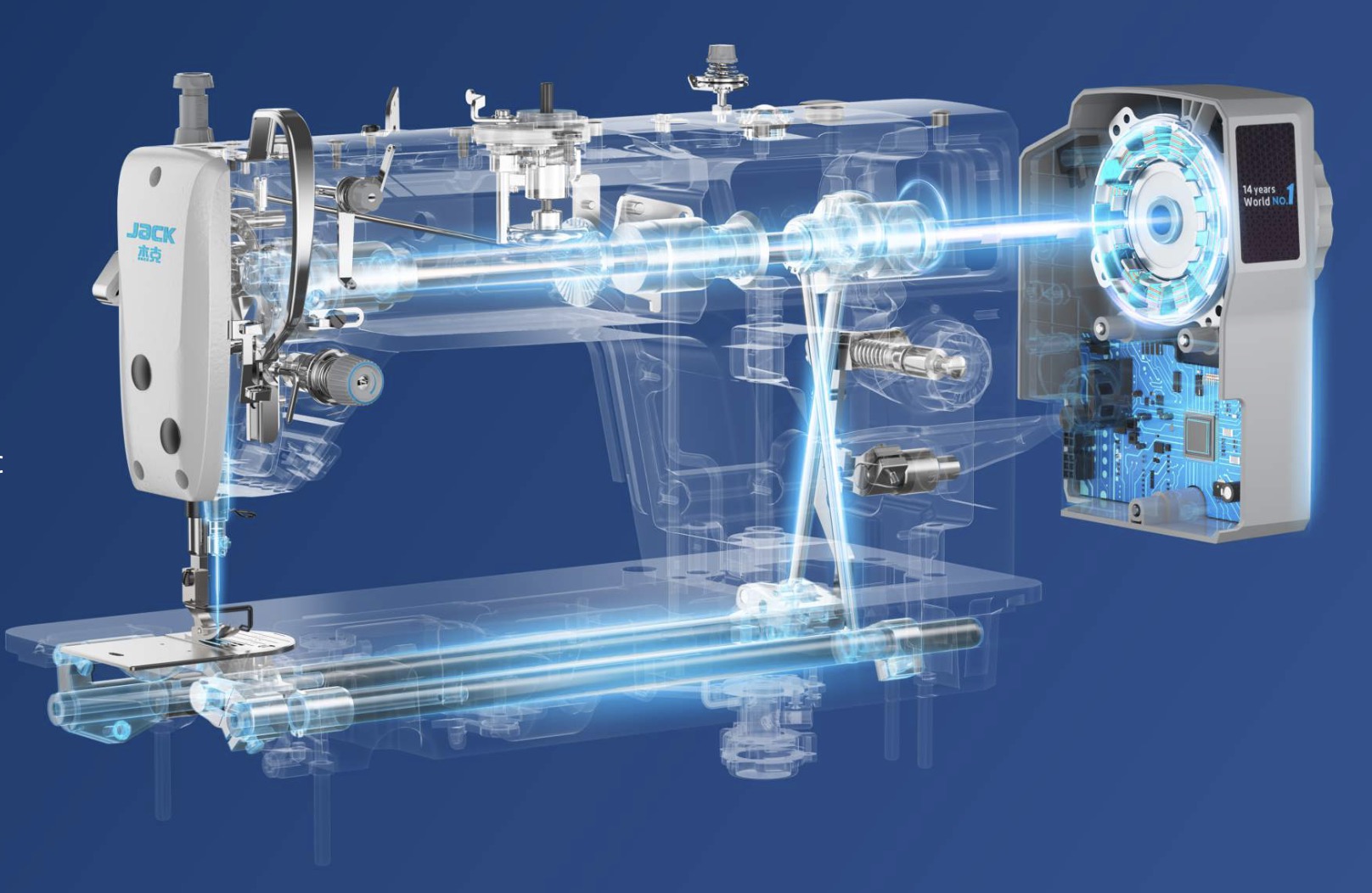 Jack A2C - Macchina per cucire industriale - immagine 2